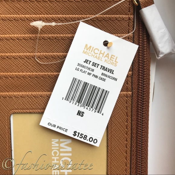 NWT Michael Kors Brown Large phone case wallet - Picture 6 of 8